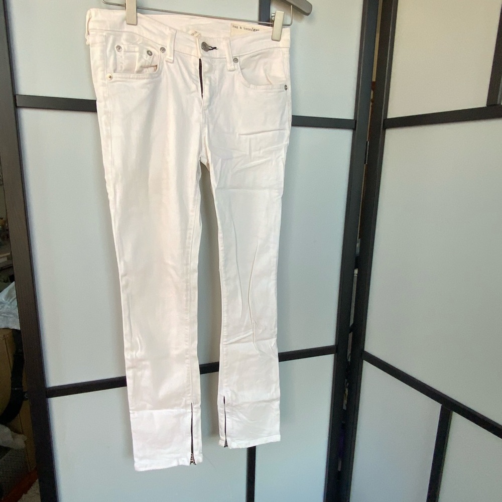 Rag & Bone women’s white skinny jeans in 26